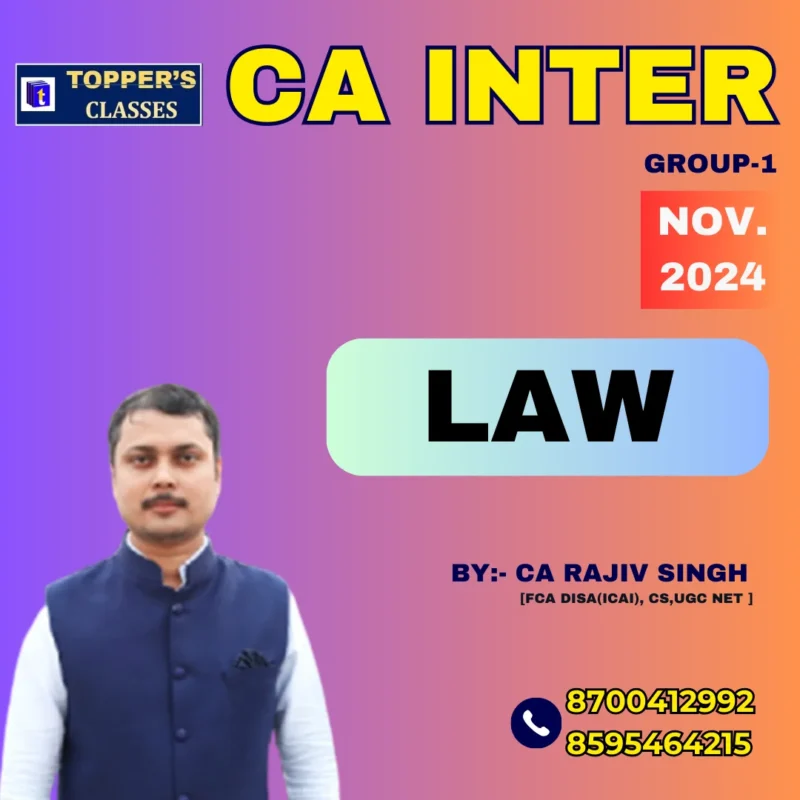 CA INTER LAW FOR NOV 24 (RECORDED)